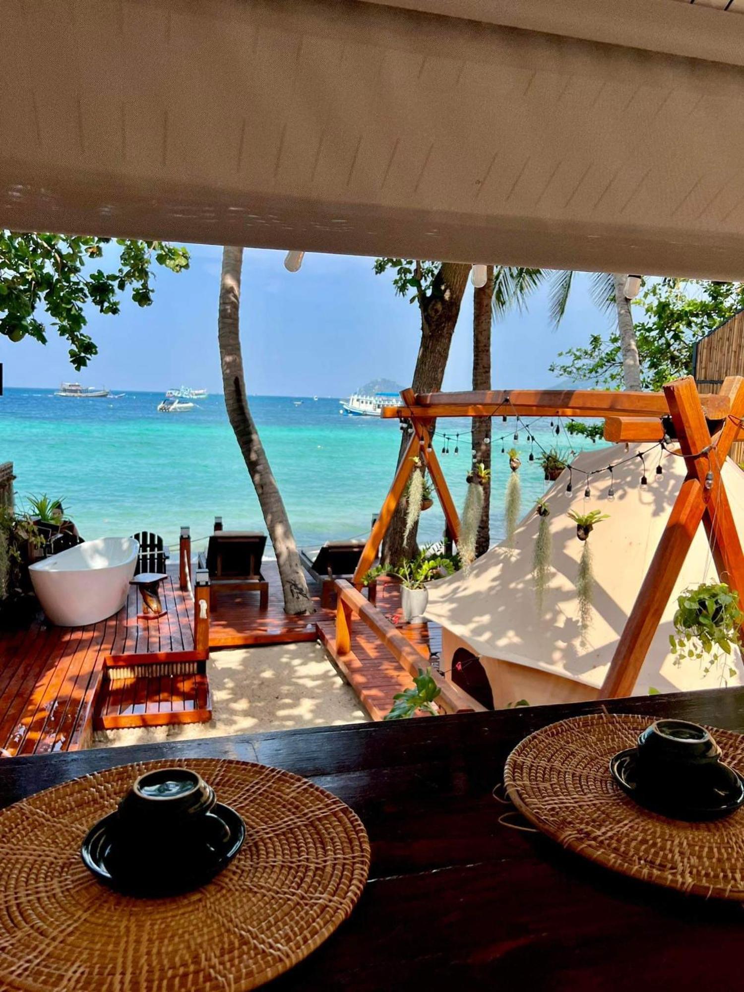 Natures Edge Beachfront Luxury Glamping Ko Tao Bagian luar foto
