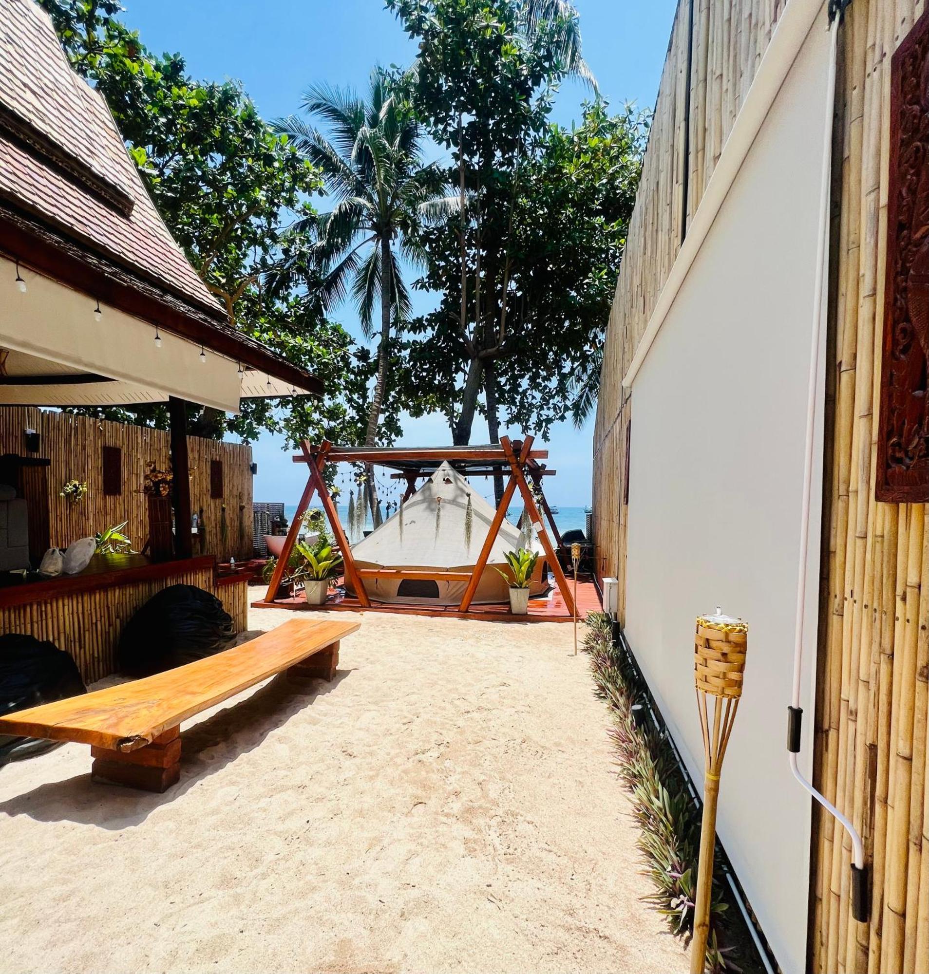 Natures Edge Beachfront Luxury Glamping Ko Tao Bagian luar foto